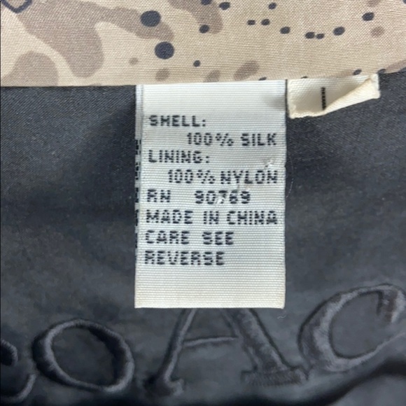 Vintage 80’s Silk Patterned Jacket size L - Picture 4 of 15